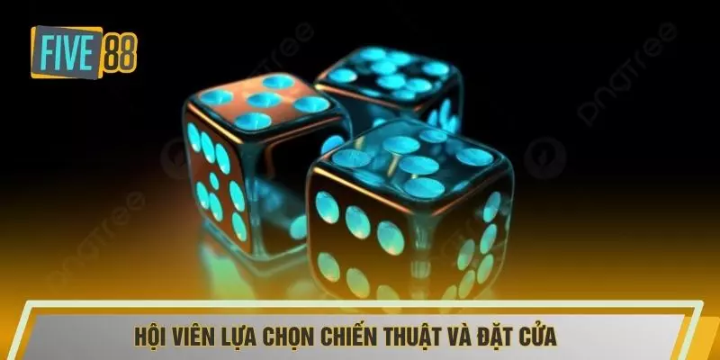 Hội viên lựa chọn chiến thuật và đặt cửa  